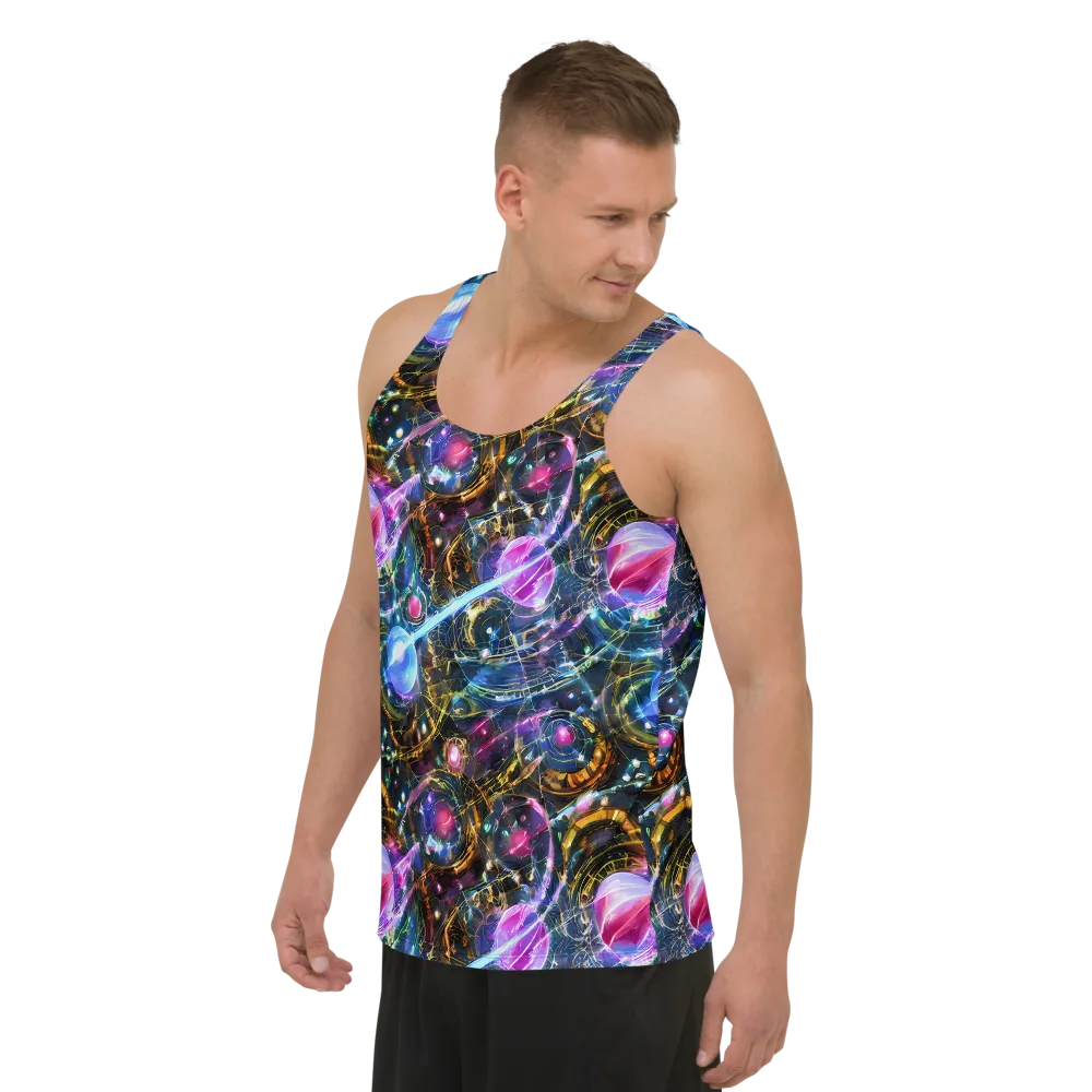 Starlit Kelp on Men's Tank Top — Left Front