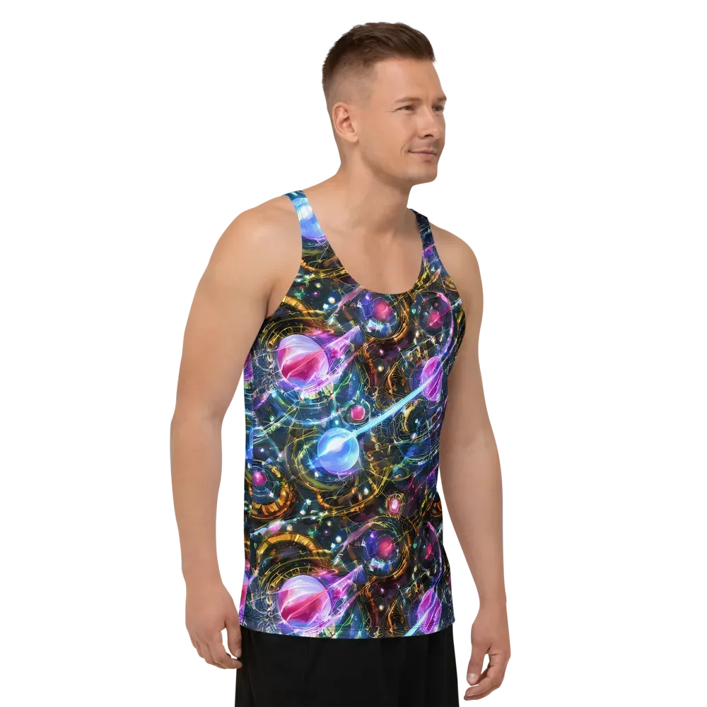 Starlit Kelp on Men's Tank Top — Right Front