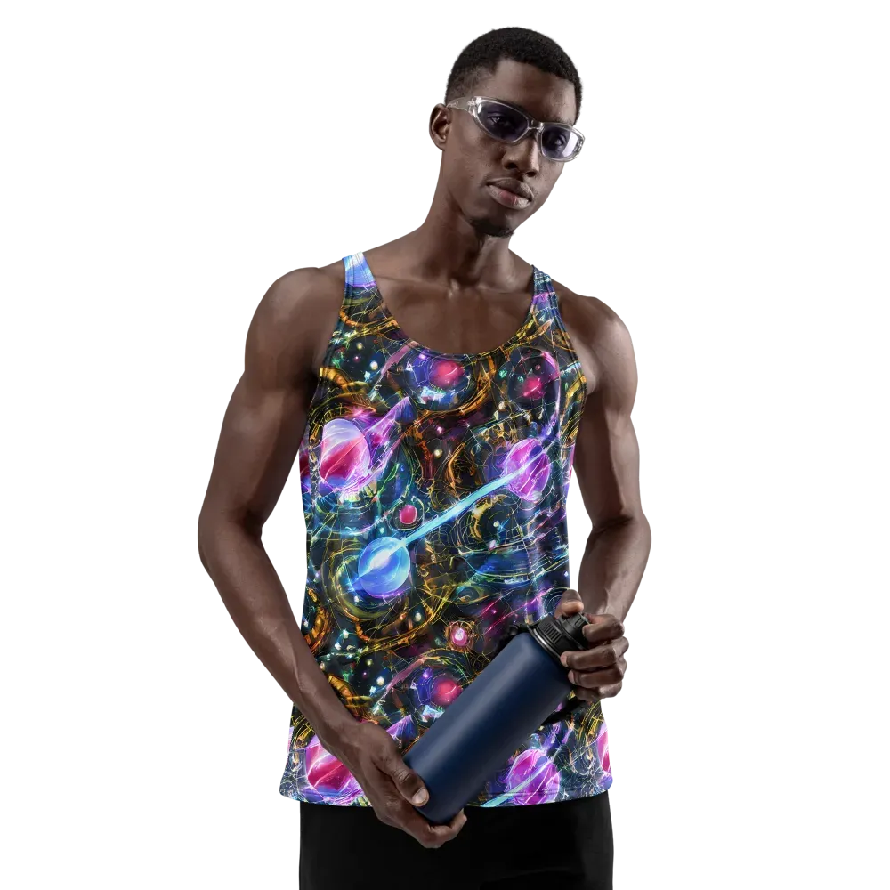 Starlit Kelp on Men's Tank Top — Front