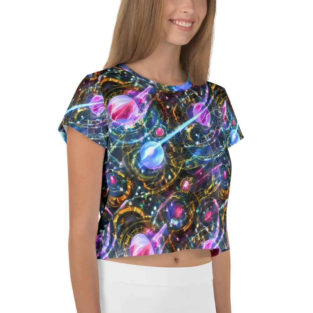 Starlit Kelp on Crop Tee — Right
