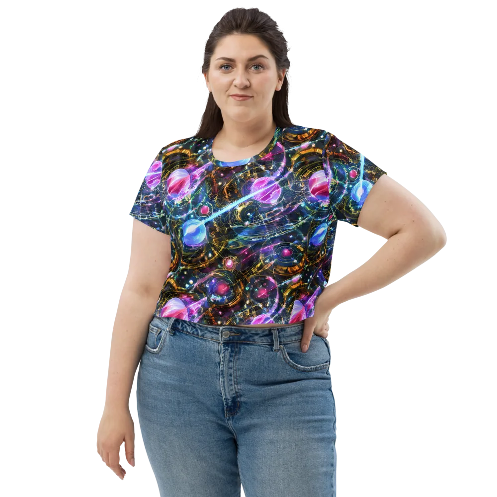 Starlit Kelp on Crop Tee — Front