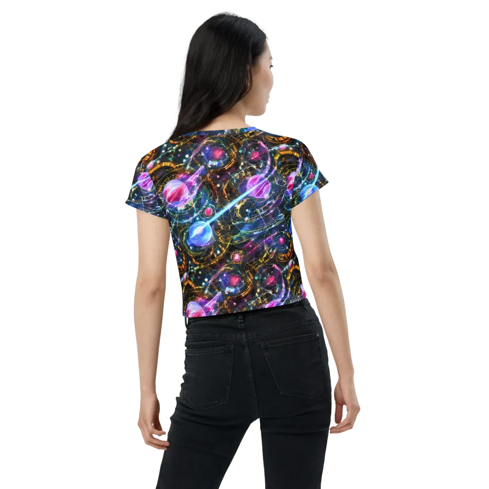 Starlit Kelp on Crop Tee — Back
