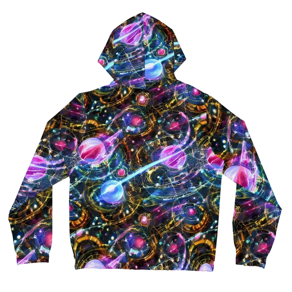 Starlit Kelp on Women's Full-Zip Hoodie — Back