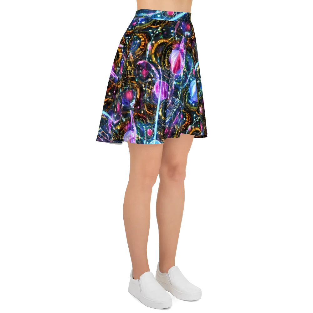 Starlit Kelp on Skater Skirt — Right