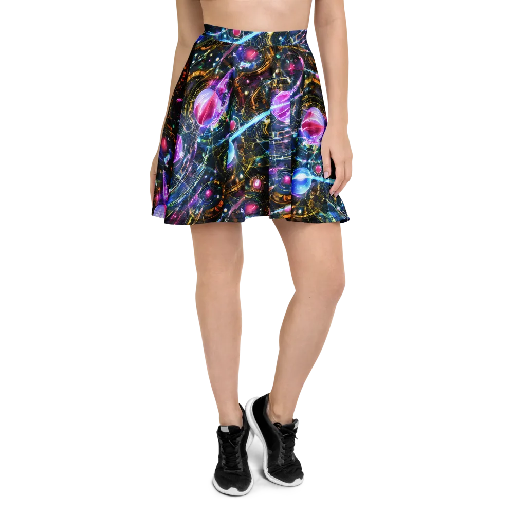 Starlit Kelp on Skater Skirt — Front