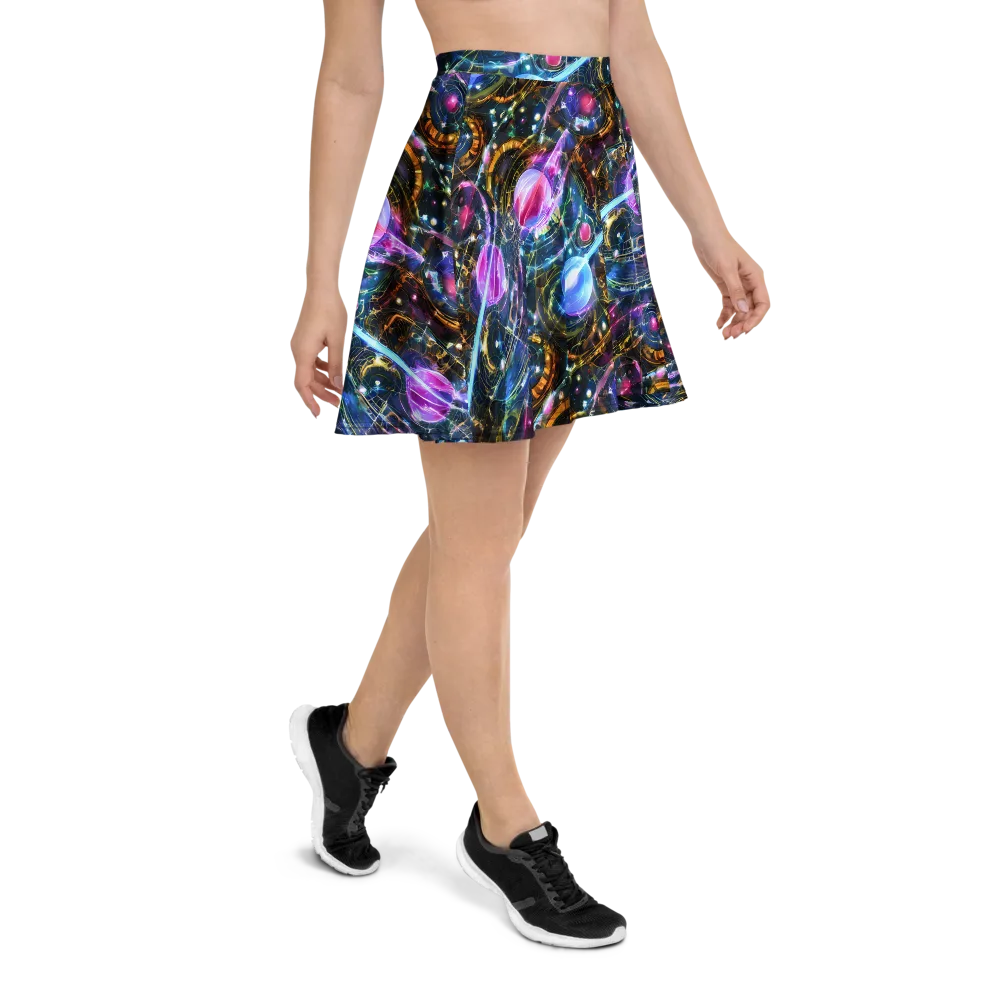 Starlit Kelp on Skater Skirt — Right