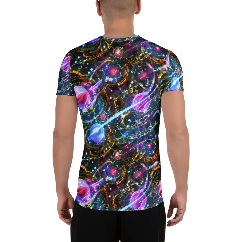 Starlit Kelp on Men's Athletic T-Shirt — Back