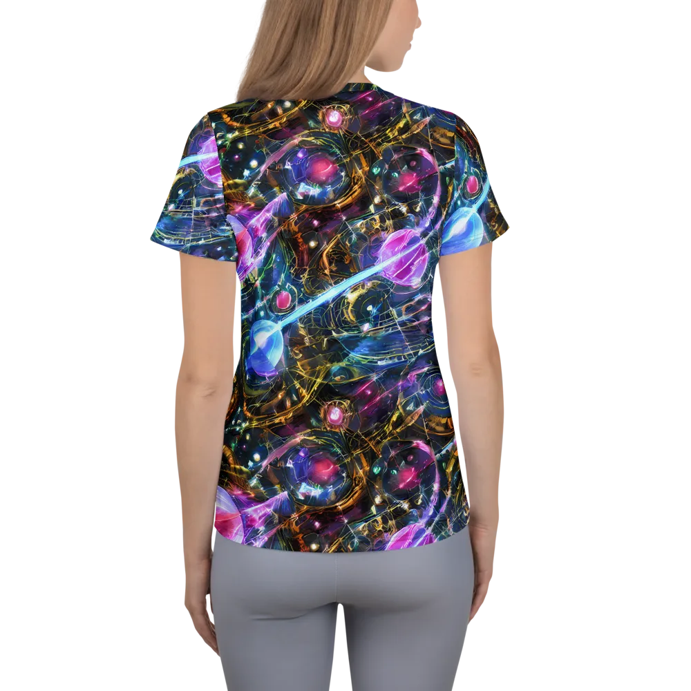 Starlit Kelp on Women's Athletic T-Shirt — Back
