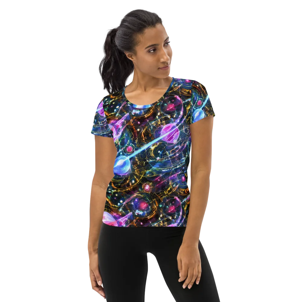 Starlit Kelp on Women's Athletic T-Shirt — Front