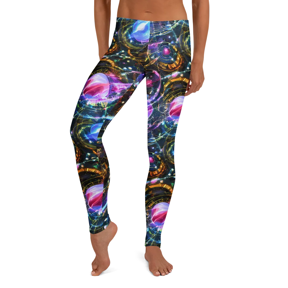 Starlit Kelp on Leggings — Front