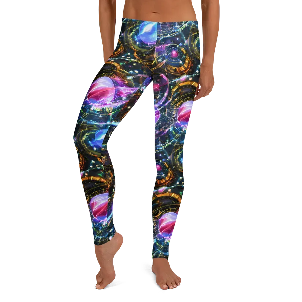 Starlit Kelp on Leggings — Front