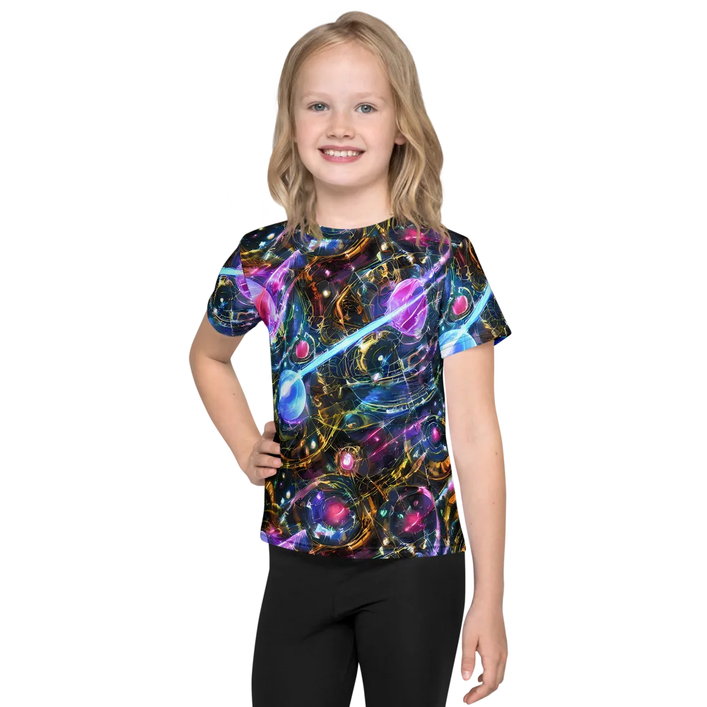 Starlit Kelp on Kids Crew Neck T-Shirt — Front