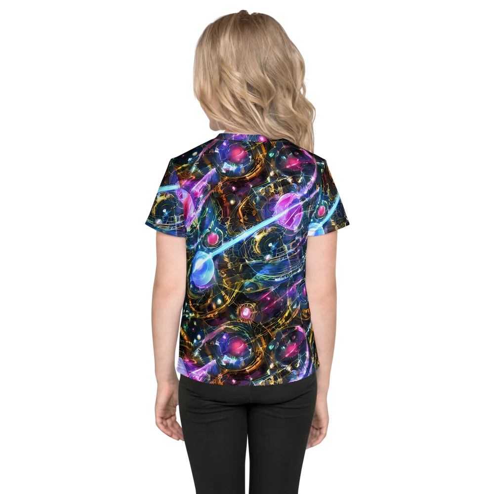 Starlit Kelp on Kids Crew Neck T-Shirt — Back