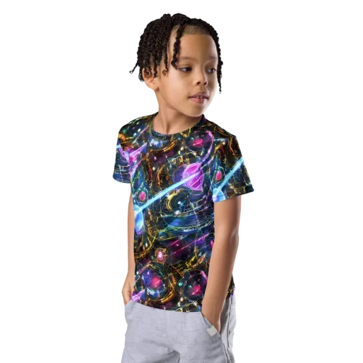 Starlit Kelp on a Kids Crew Neck T-Shirt