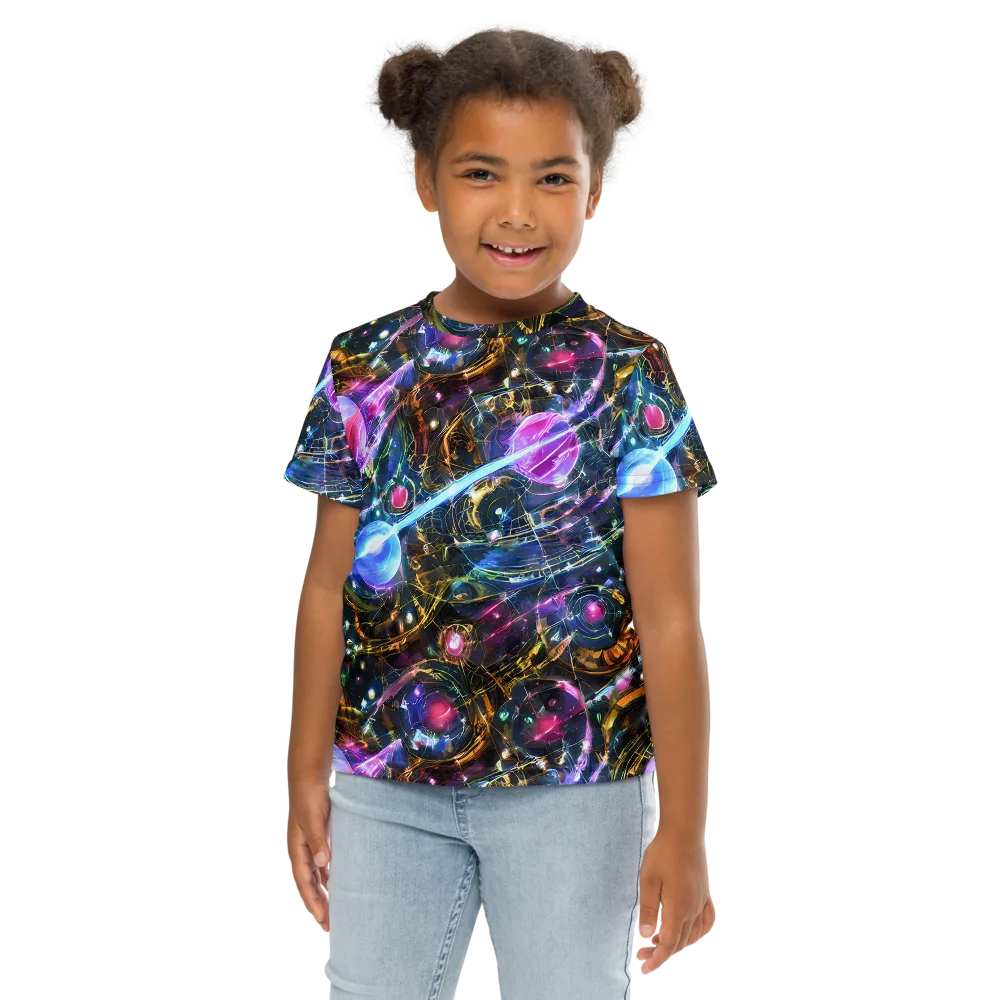 Starlit Kelp on Kids Crew Neck T-Shirt — Front