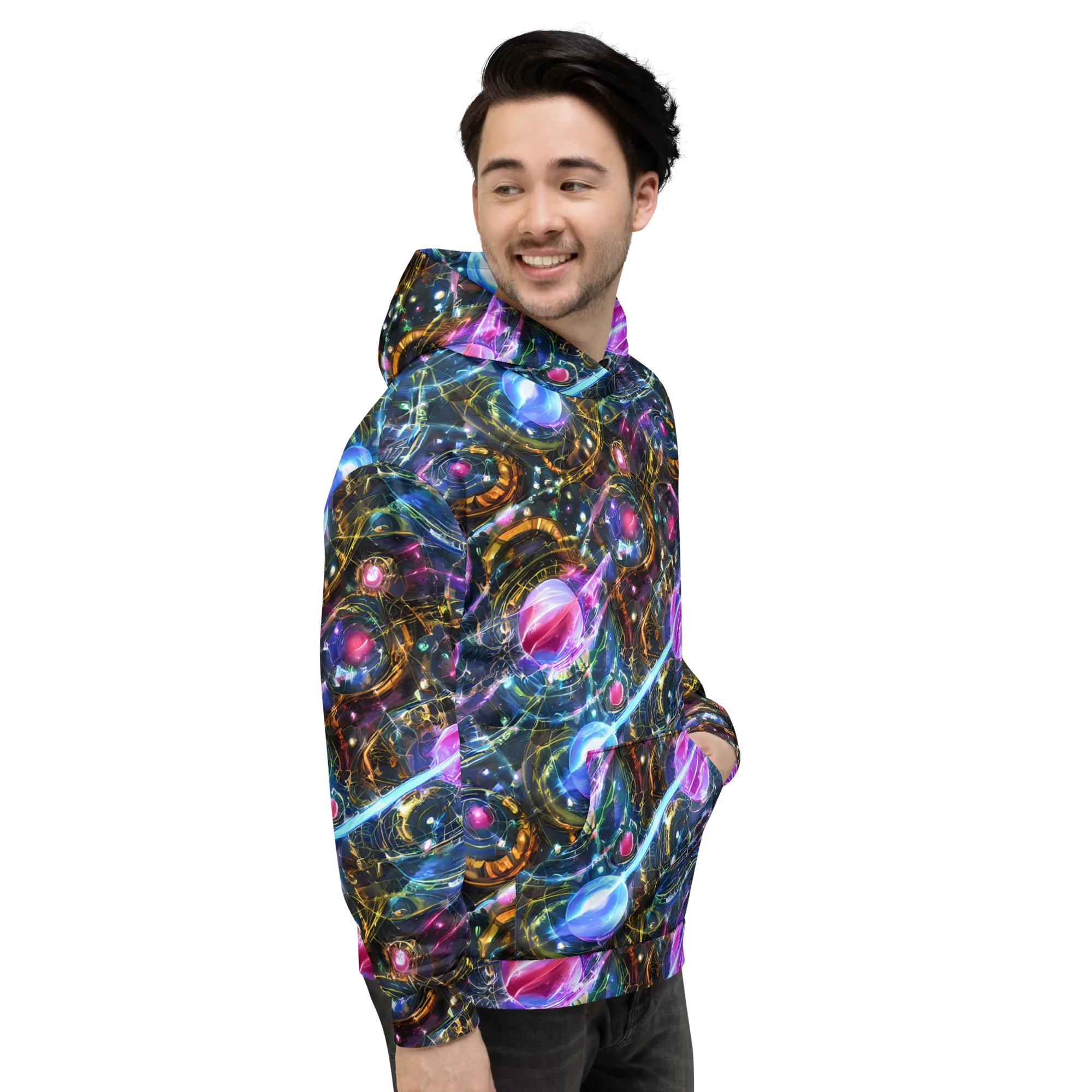 Starlit Kelp on Hoodie — Right