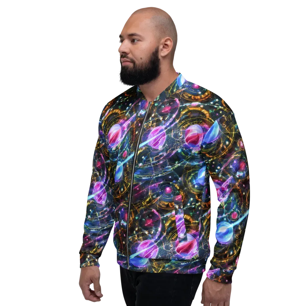 Starlit Kelp on Bomber Jacket — Left