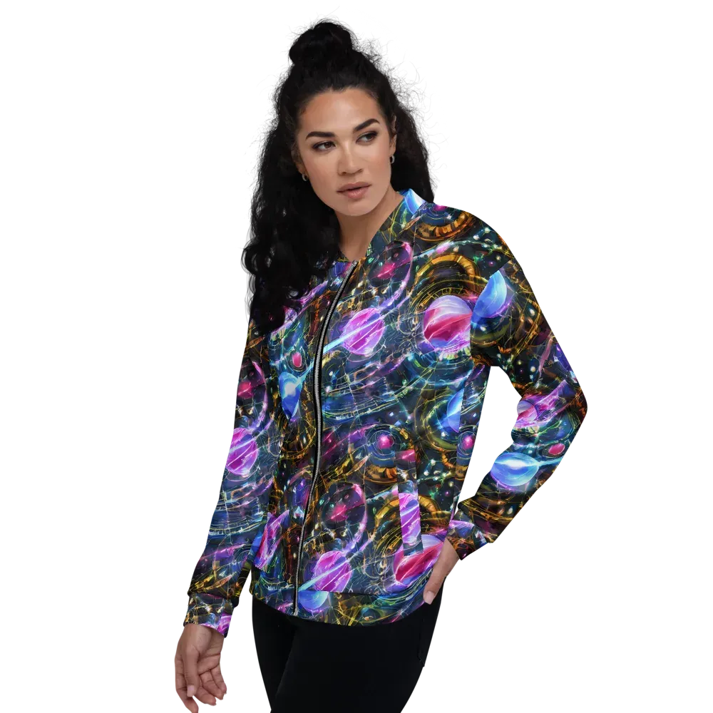 Starlit Kelp on Bomber Jacket — Left