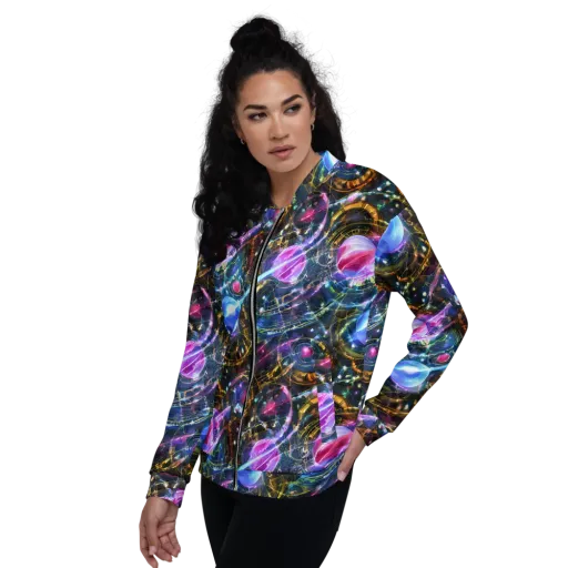 Starlit Kelp on a Bomber Jacket