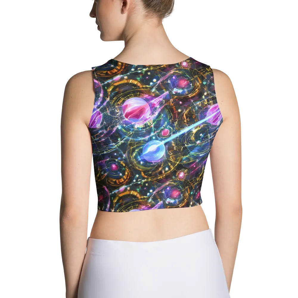 Starlit Kelp on Crop Top — Back
