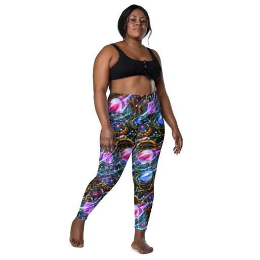 Starlit Kelp on a Leggings with Pockets