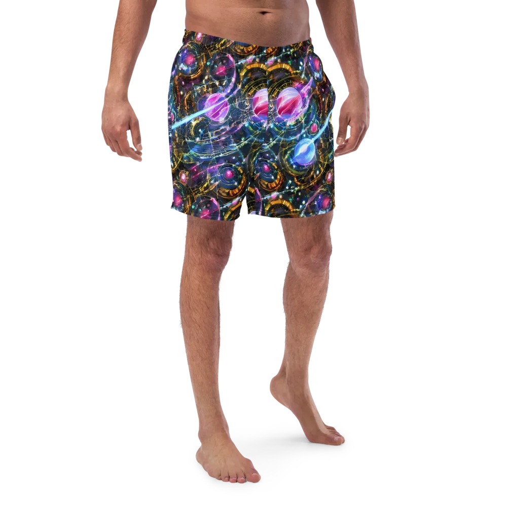 Starlit Kelp on Swim Trunks — Front