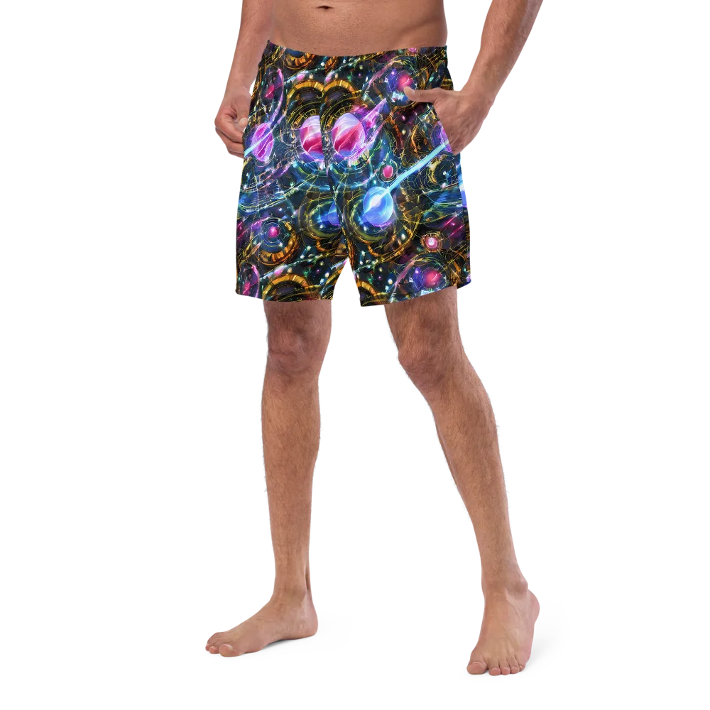Starlit Kelp on Swim Trunks — Left Front