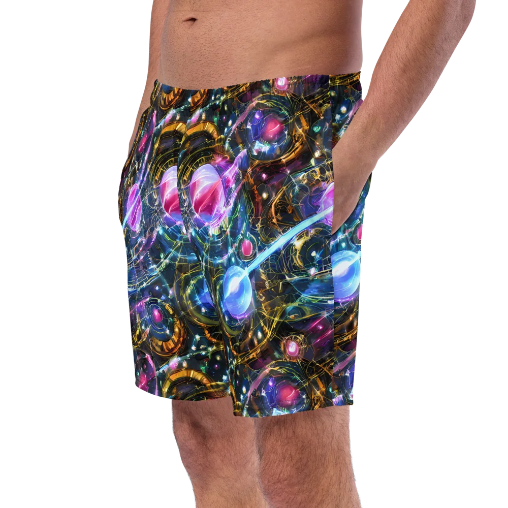Starlit Kelp on Swim Trunks — Left Front