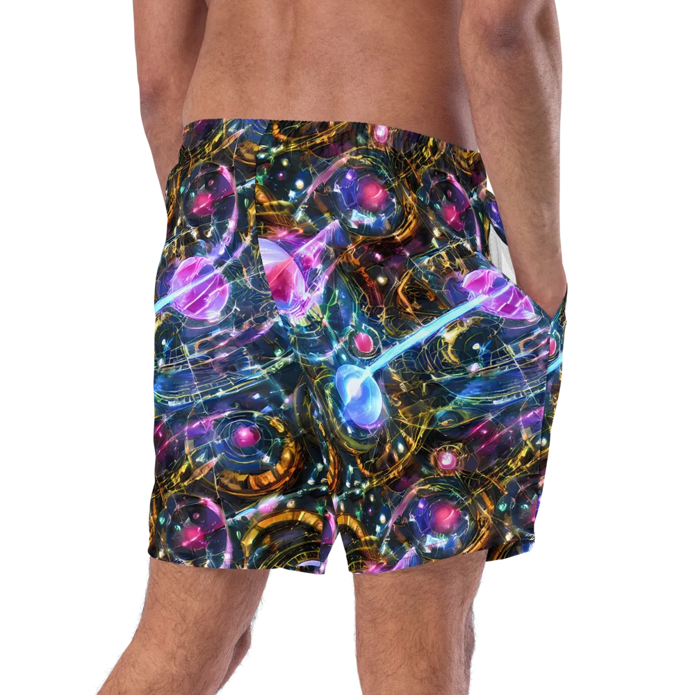 Starlit Kelp on Swim Trunks — Right Back