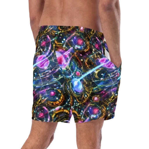 Starlit Kelp on a Swim Trunks