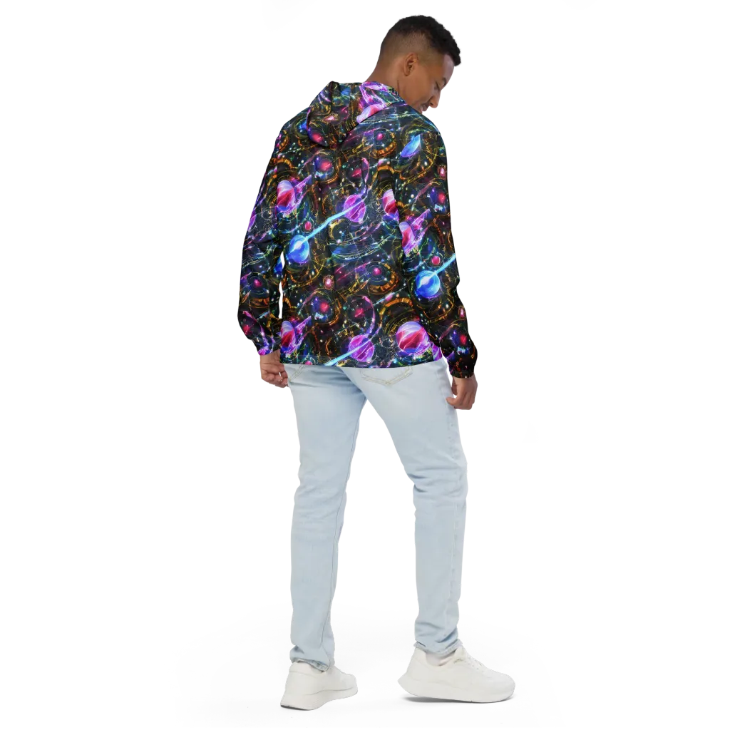 Starlit Kelp on Men's Windbreaker — Back