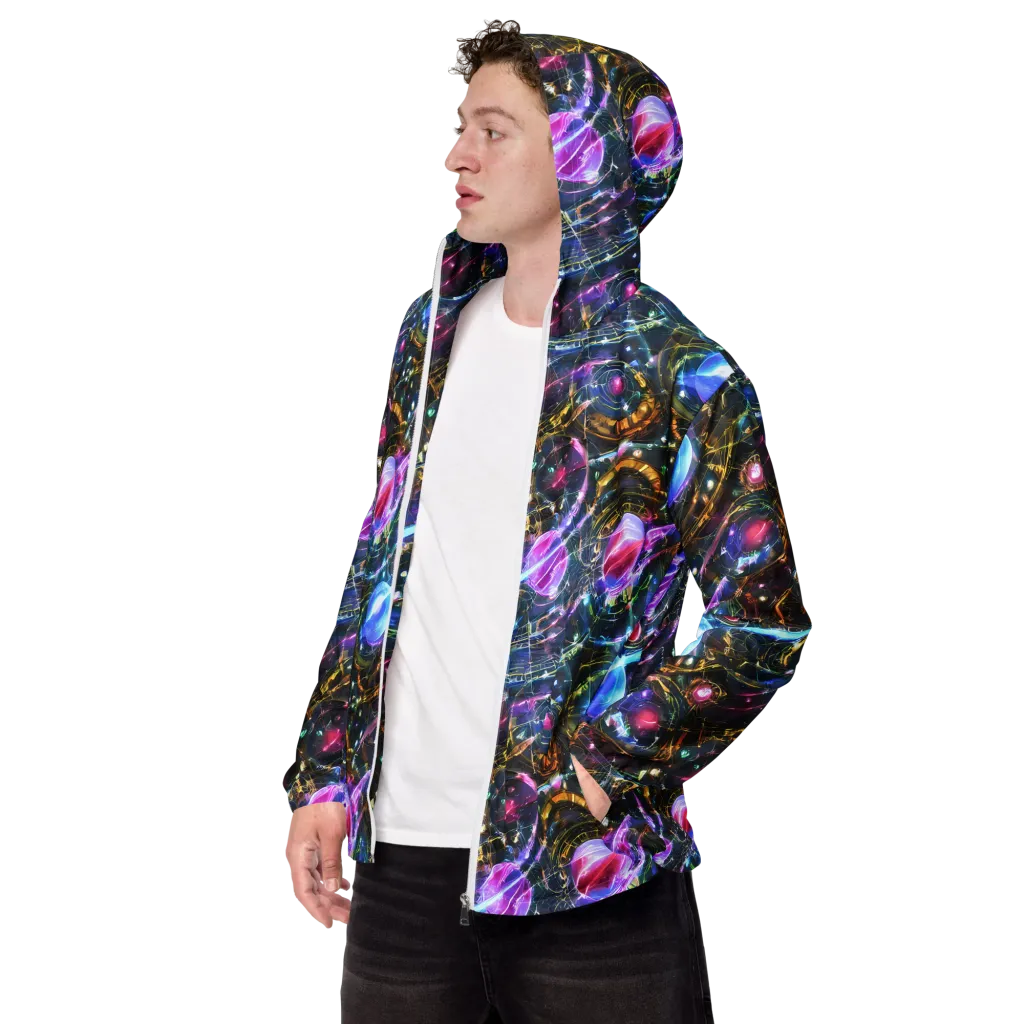 Starlit Kelp on Men's Windbreaker — Left Front