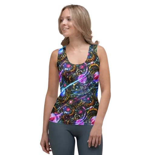 Starlit Kelp on a Women's Tank Top