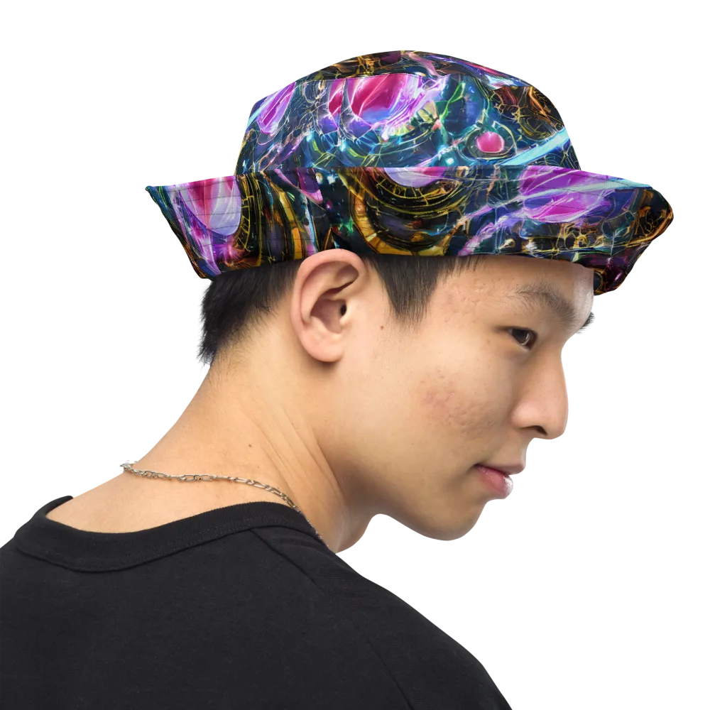 Starlit Kelp on Reversible Bucket Hat — Right Outside