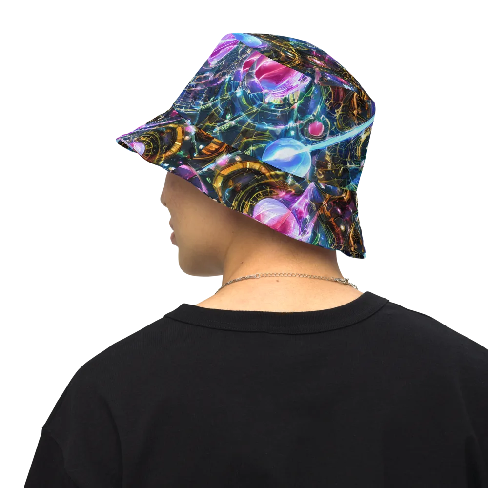 Starlit Kelp on Reversible Bucket Hat — Back Inside