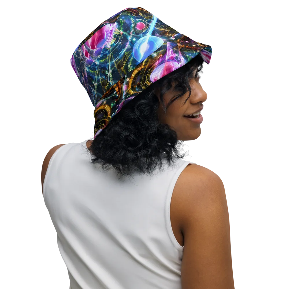 Starlit Kelp on Reversible Bucket Hat — Right Outside