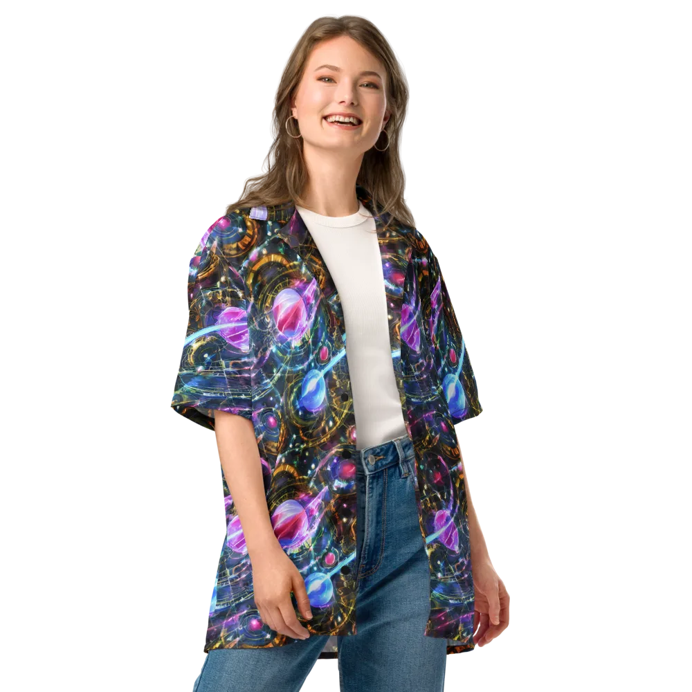 Starlit Kelp on Button Shirt — Front