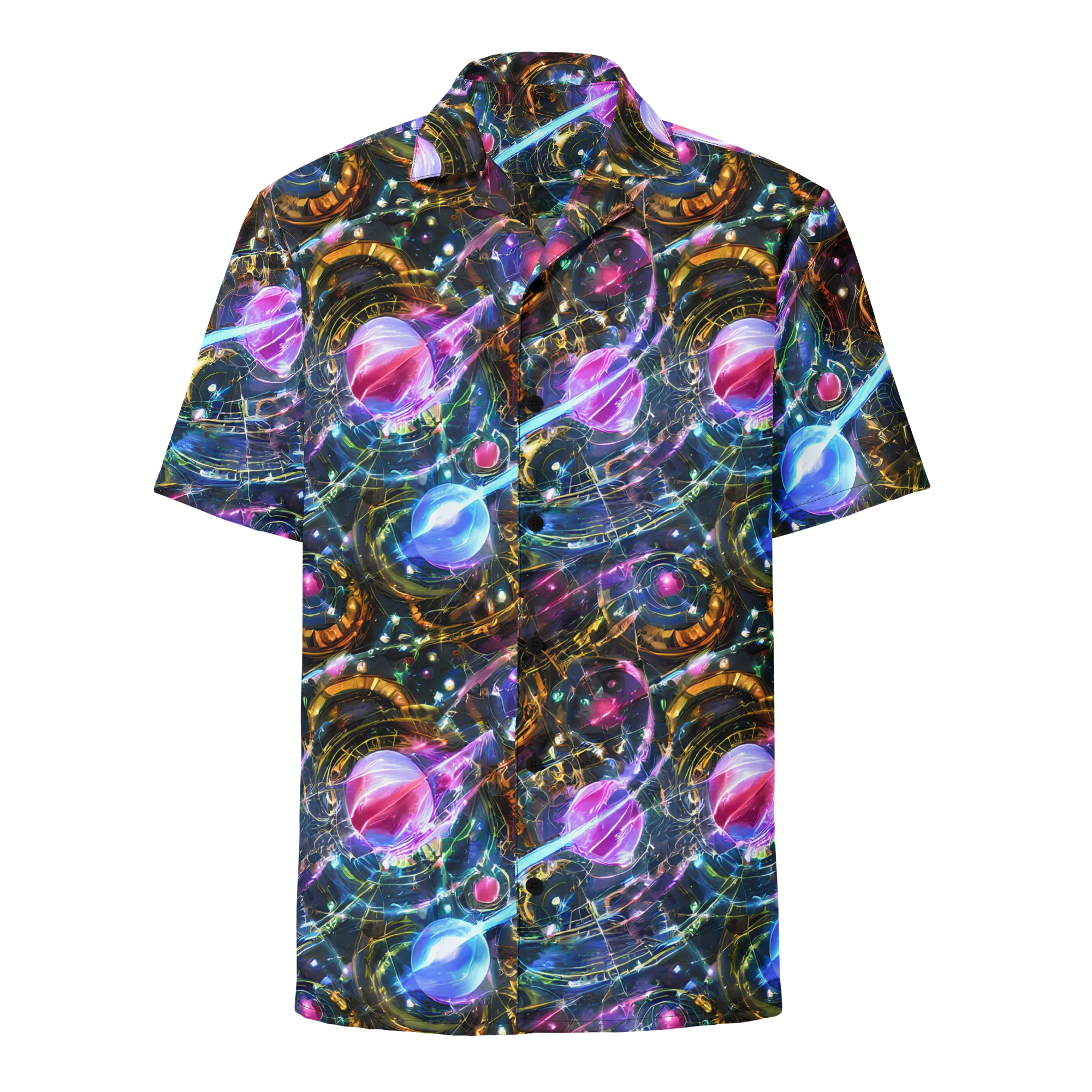 Starlit Kelp on Button Shirt — Front