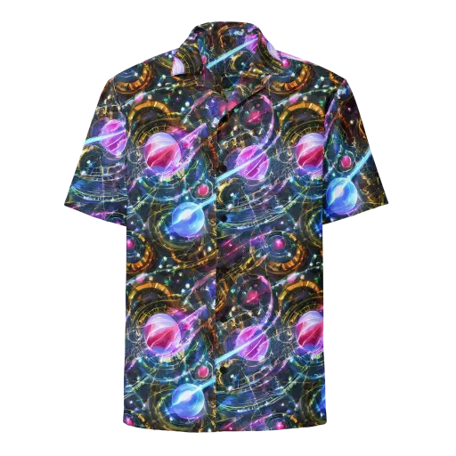 Starlit Kelp on a Button Shirt
