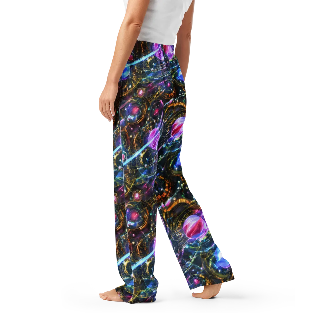 Starlit Kelp on Women's Pajama Pants — Left