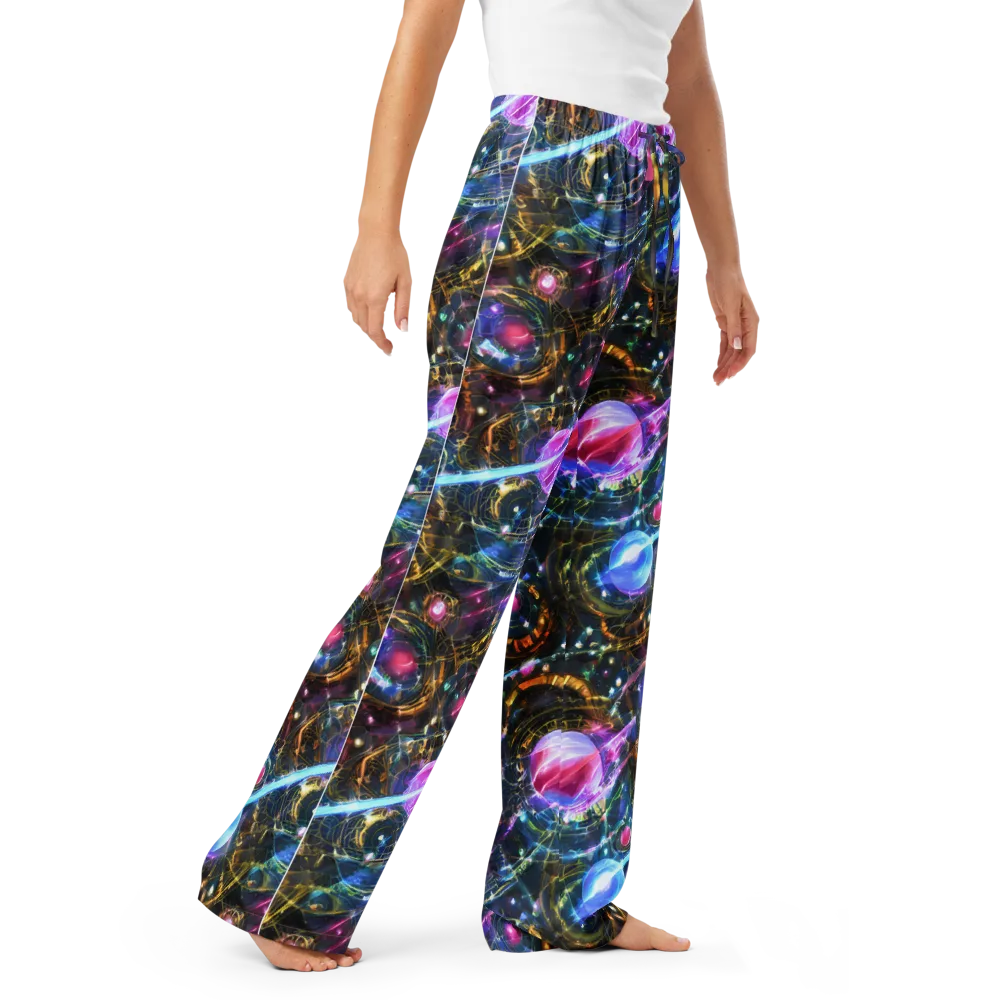 Starlit Kelp on Women's Pajama Pants — Right Front