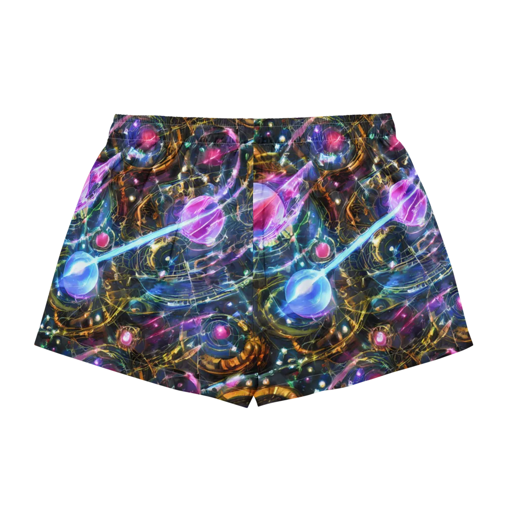 Starlit Kelp on Women's Pajama Shorts — Back