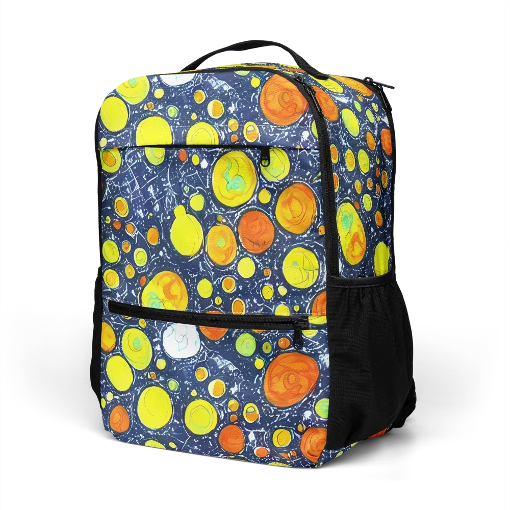 Citrus Cosmos on Utility Backpack — Left Front