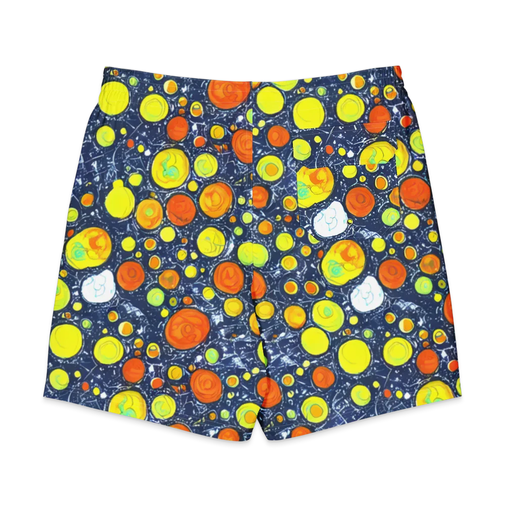 Citrus Cosmos on Men's Board Shorts — Back