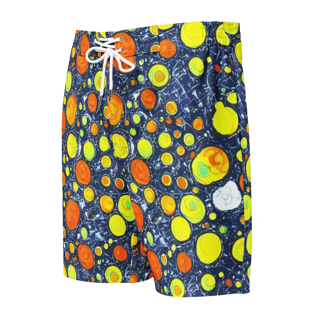 Citrus Cosmos on Men's Board Shorts — Front