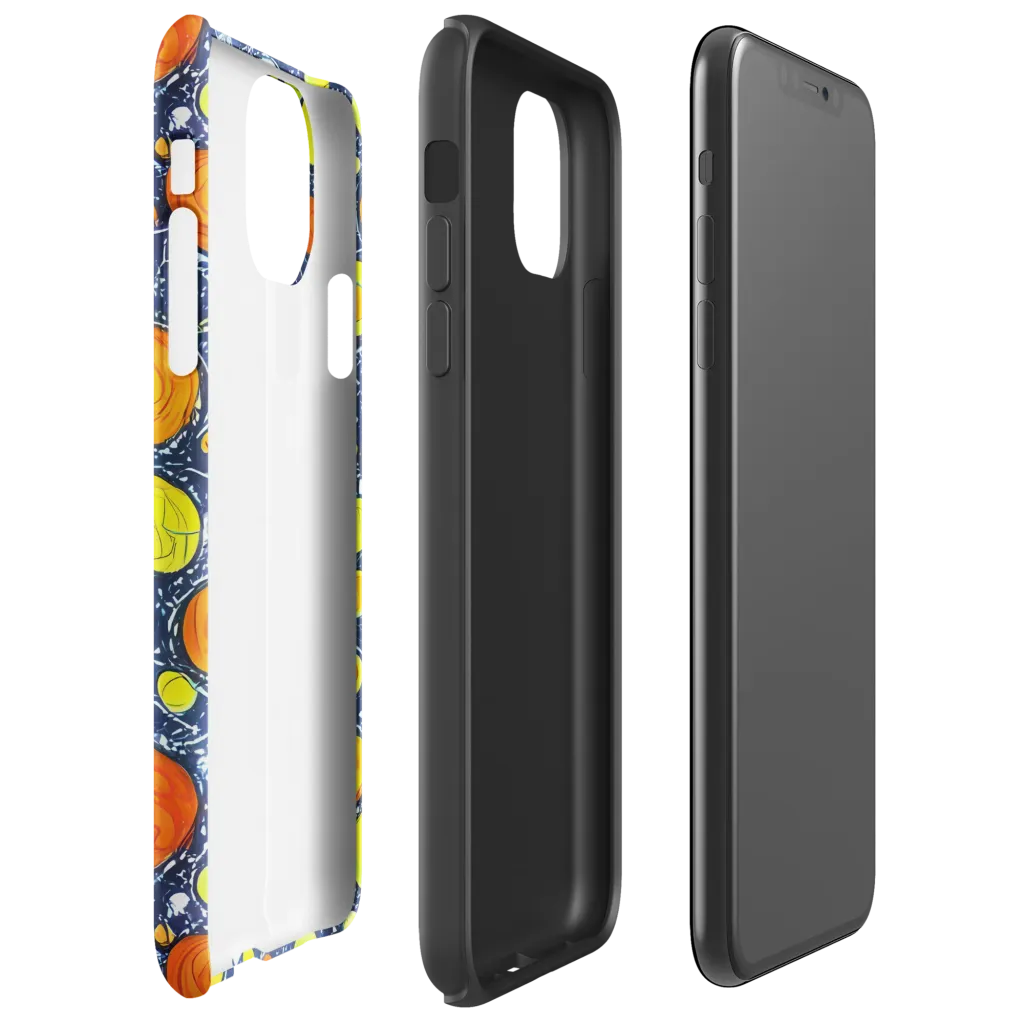 Citrus Cosmos on Tough Case for iPhone® — Right