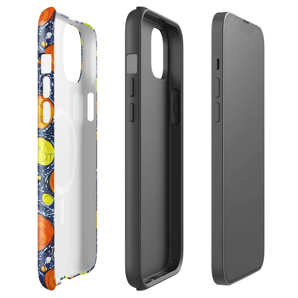Citrus Cosmos on MagSafe Tough Case for iPhone® — Front
