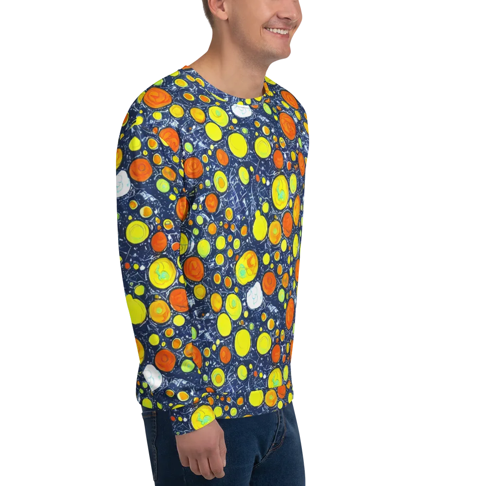 Citrus Cosmos on Sweatshirt — Right Front