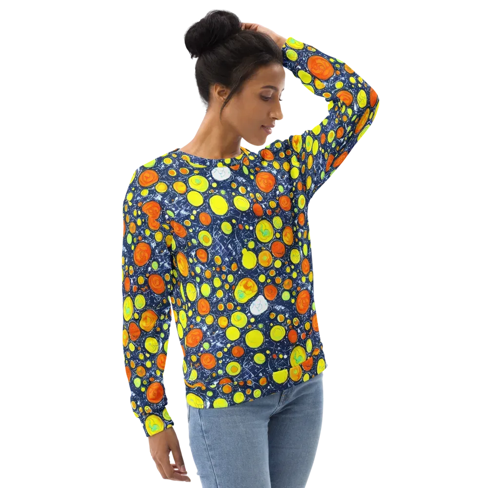 Citrus Cosmos on Sweatshirt — Right Front