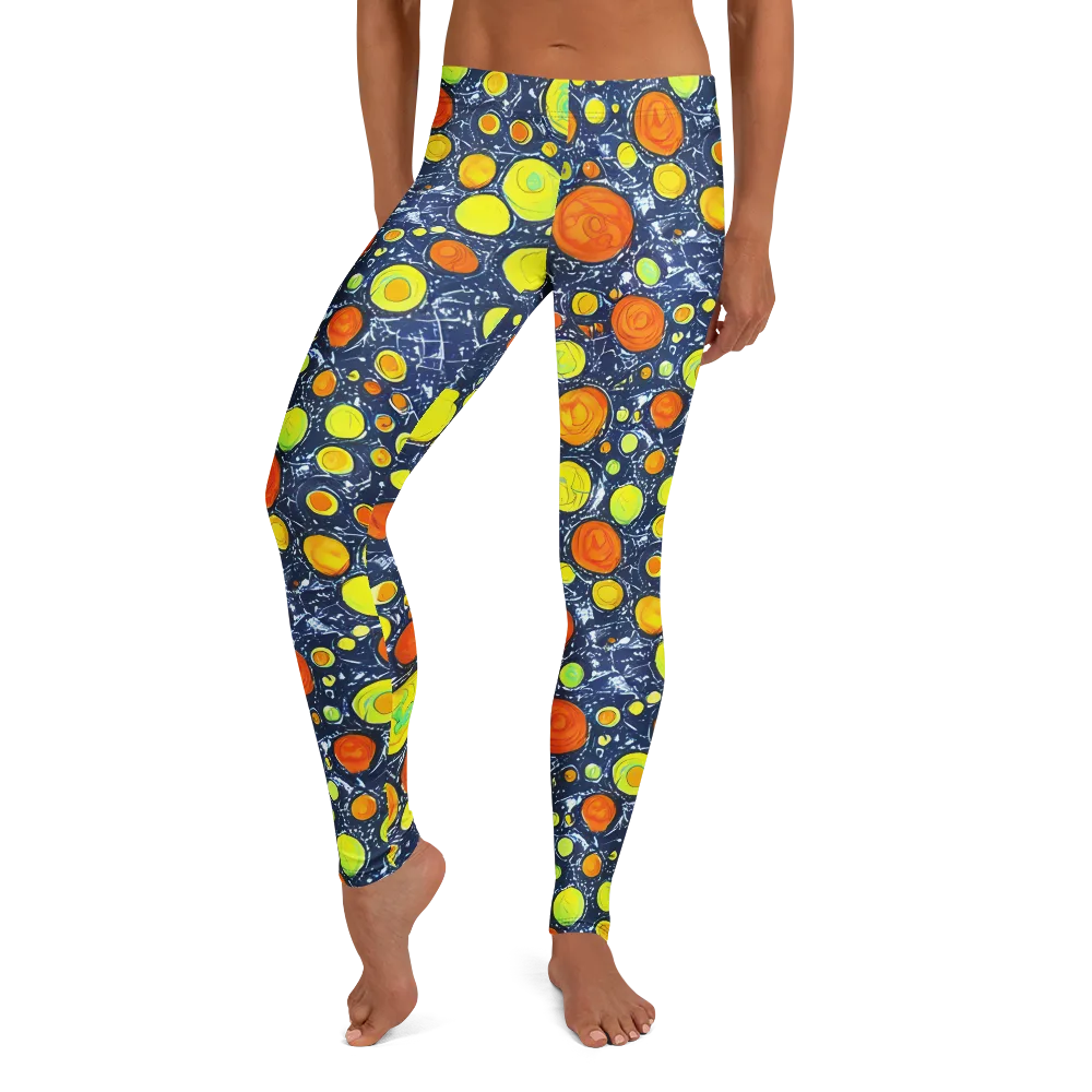 Citrus Cosmos on Leggings — Front